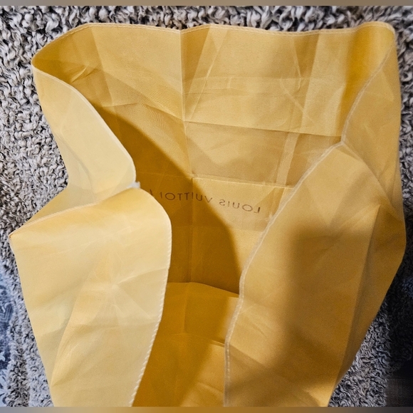 XL LOUIS VUITTON Empty Gift Dust Bag Cover Pouch Replacement Envelope Tote Purse - Picture 4 of 7